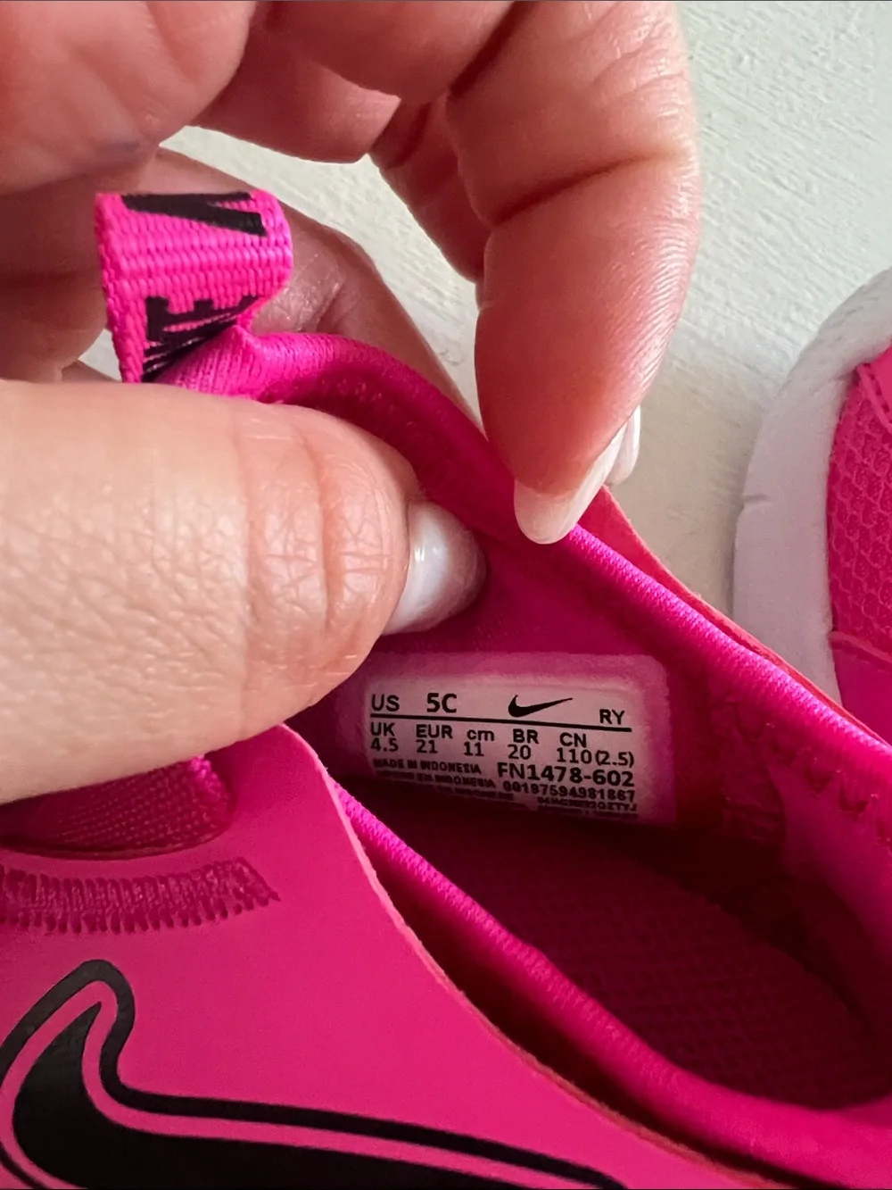 Nike size 5c